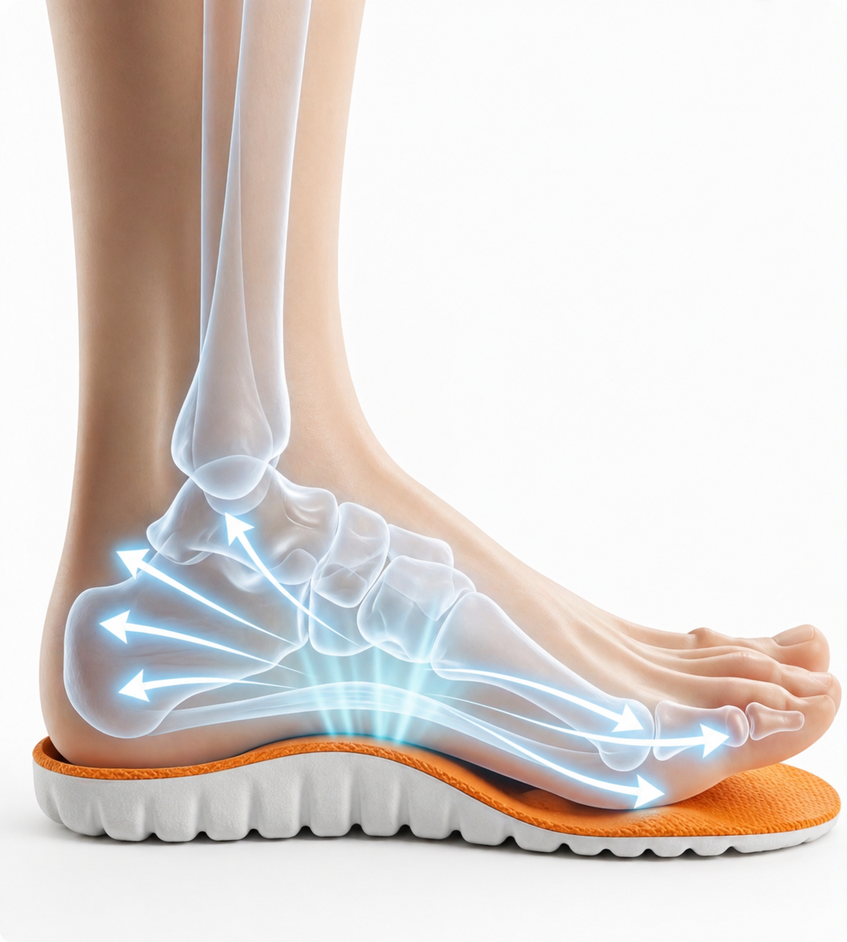 OrthoStep vs. herkömmliche Einlagen